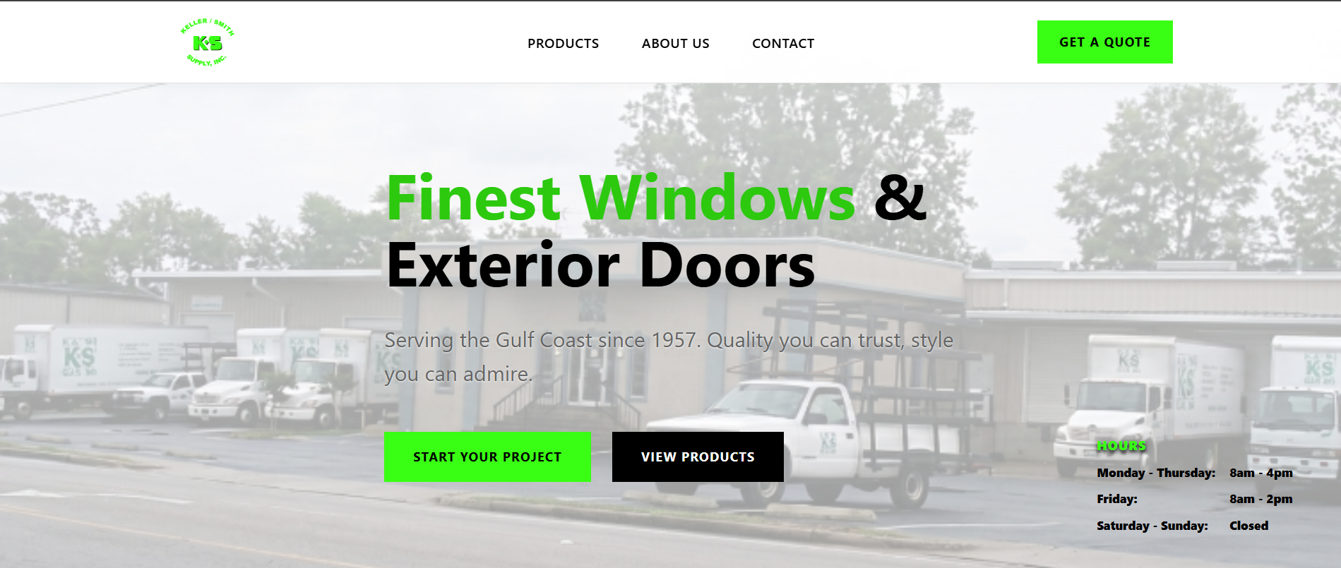 Keller / Smith Supply Inc. Website Design